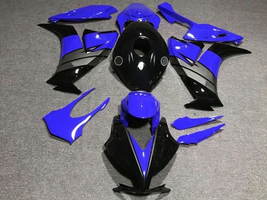 Bleu Brillant Noir & Gris 2012-2016 Honda CBR1000RR Carénage Moto