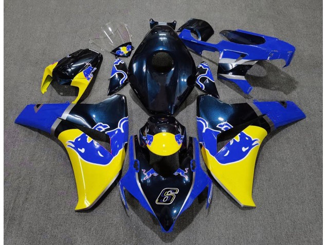 Bleu Taureau 2008-2011 Honda CBR1000RR Carénage Moto