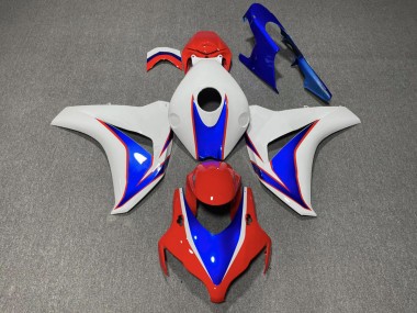 Brillant Rouge & Bleu 2008-2011 Honda CBR1000RR Carénage Moto