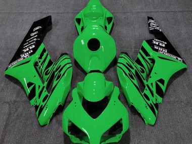 Vert Brillant Flamme 2004-2005 Honda CBR1000RR Carénage Moto
